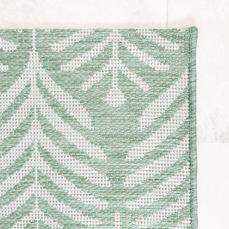 Outdoor Rug - Summer Leaves Green