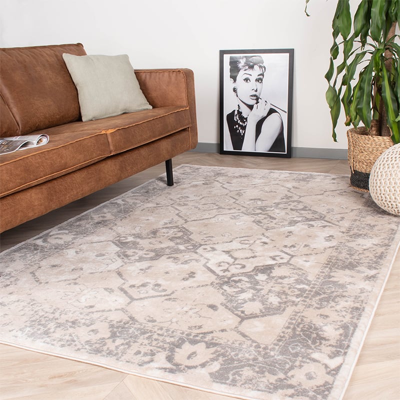 Vintage Rug - Deep Tile Cream