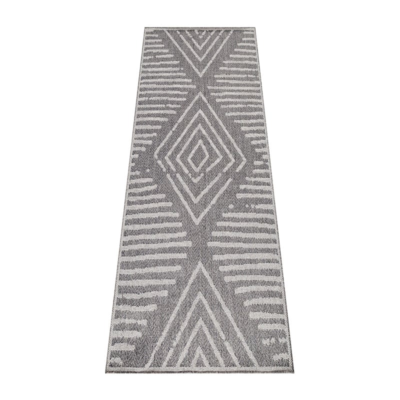 Jute Balcony Rug - Aruba Square Grey