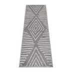 Jute Balcony Rug - Aruba Square Grey