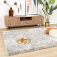 Soft High-Pile Rug - Flare Light Gray