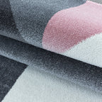 Modern Rug - Optimism Design Pink/Grey