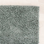 High Pile Rug - Solid Blue/Green