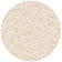 Round high-pile floor rug - Twilight Cream/White 6926