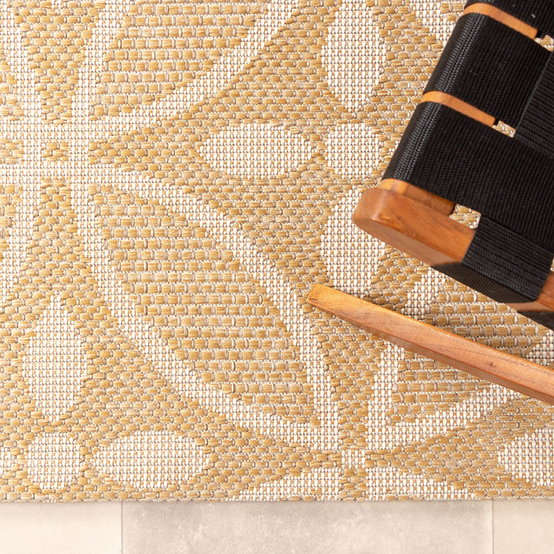 Outdoor Rug - Summer Pattern Yellow