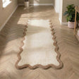 Washable Runner – Hazy Beige/Cream