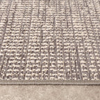 Modern Outdoor Rug - Porto Curves Light Gray