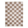 Checkerboard Rug - Blox Fringe Beige