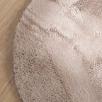 Soft Low-Pile Rug – Cozy Ripple Taupe