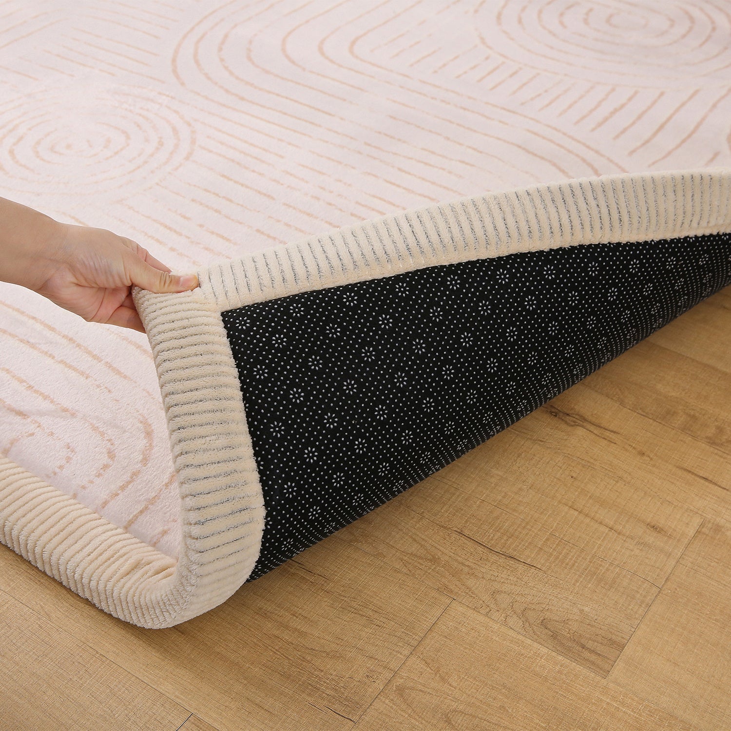 Soft XL Play Mat - Ozzy Lines Pink