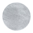 Round High-pile floor rug - Blushy Light Grey