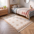 Washable children's rug - Moos Flower Creme