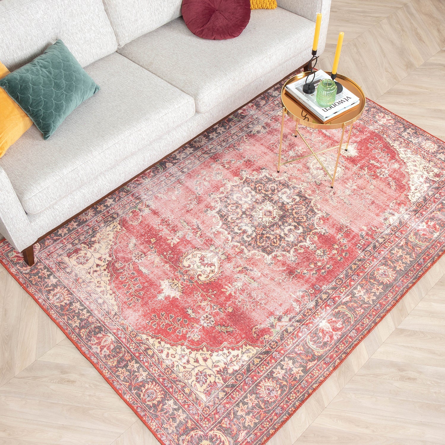Vintage Rug - Estate Medallion Rustic