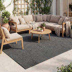 Outdoor Rug - Malta Arrow Black
