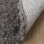 Oval Shaggy Rug - Blaze Grey
