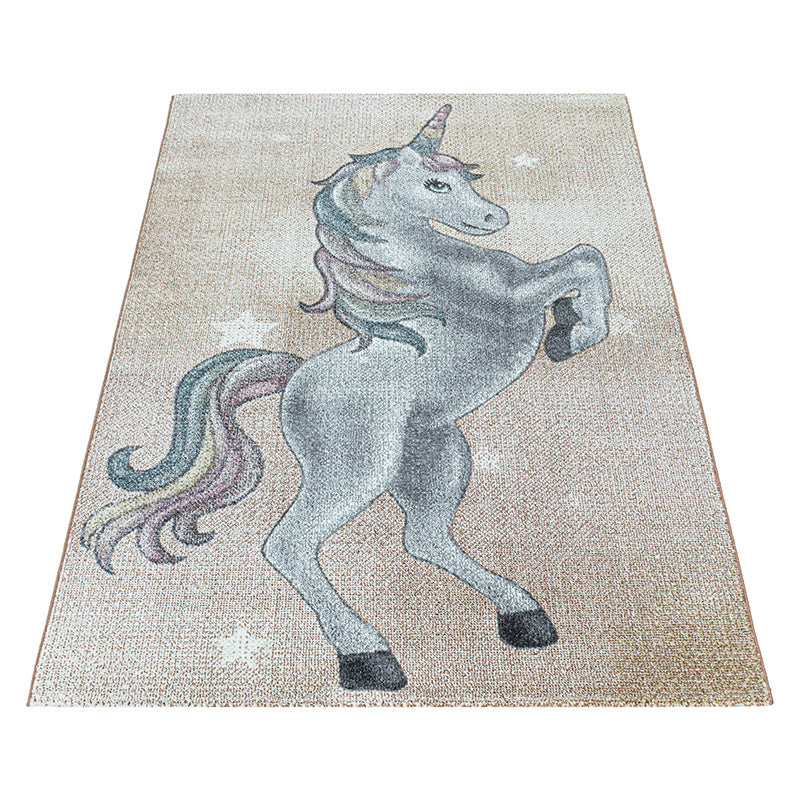 Kids floor rug Unicorn - Fleurtje Yellow