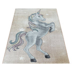 Kids floor rug Unicorn - Fleurtje Yellow