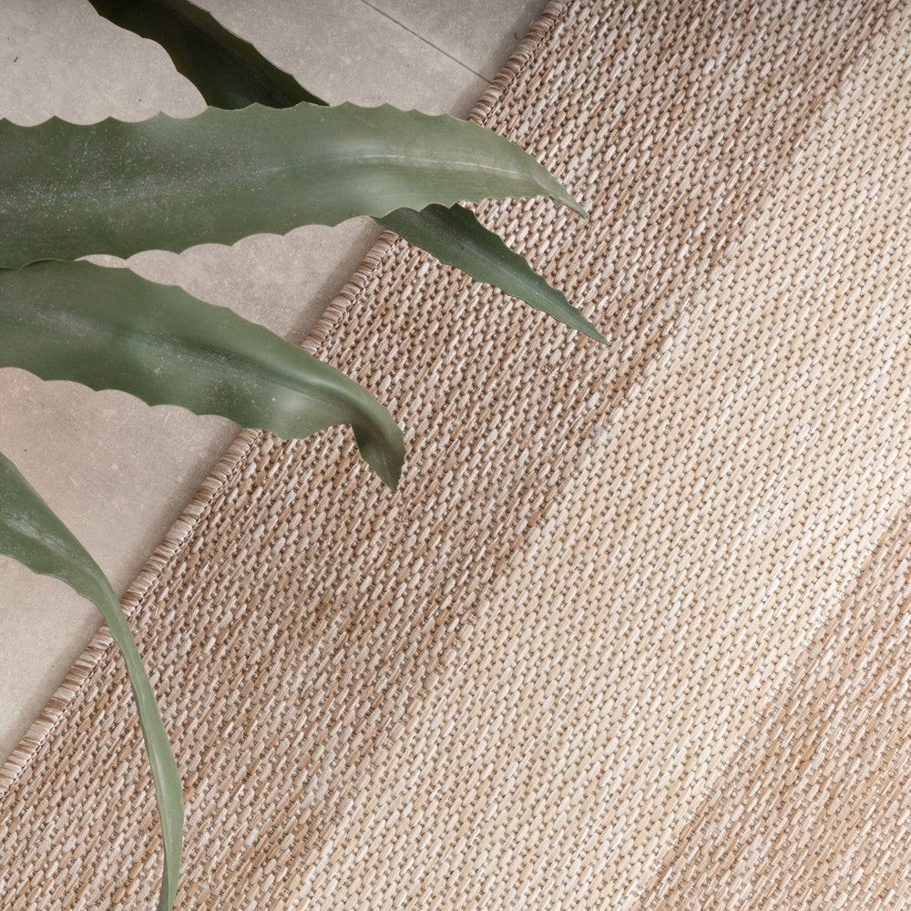Outdoor Rug – Sierra Border Beige/Cream