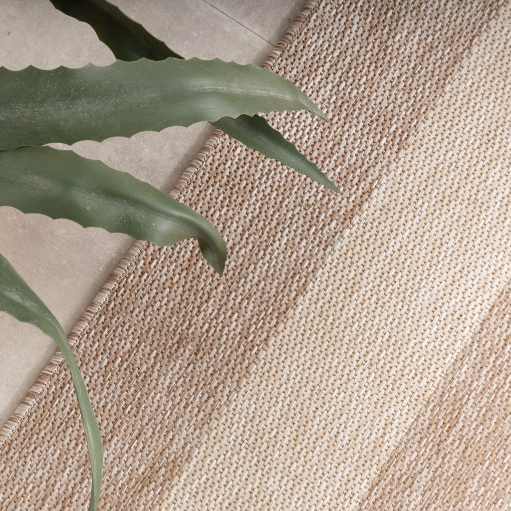 Outdoor Rug – Sierra Border Beige/Cream
