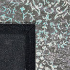 Vintage floor rug - Armand Grey/Blue