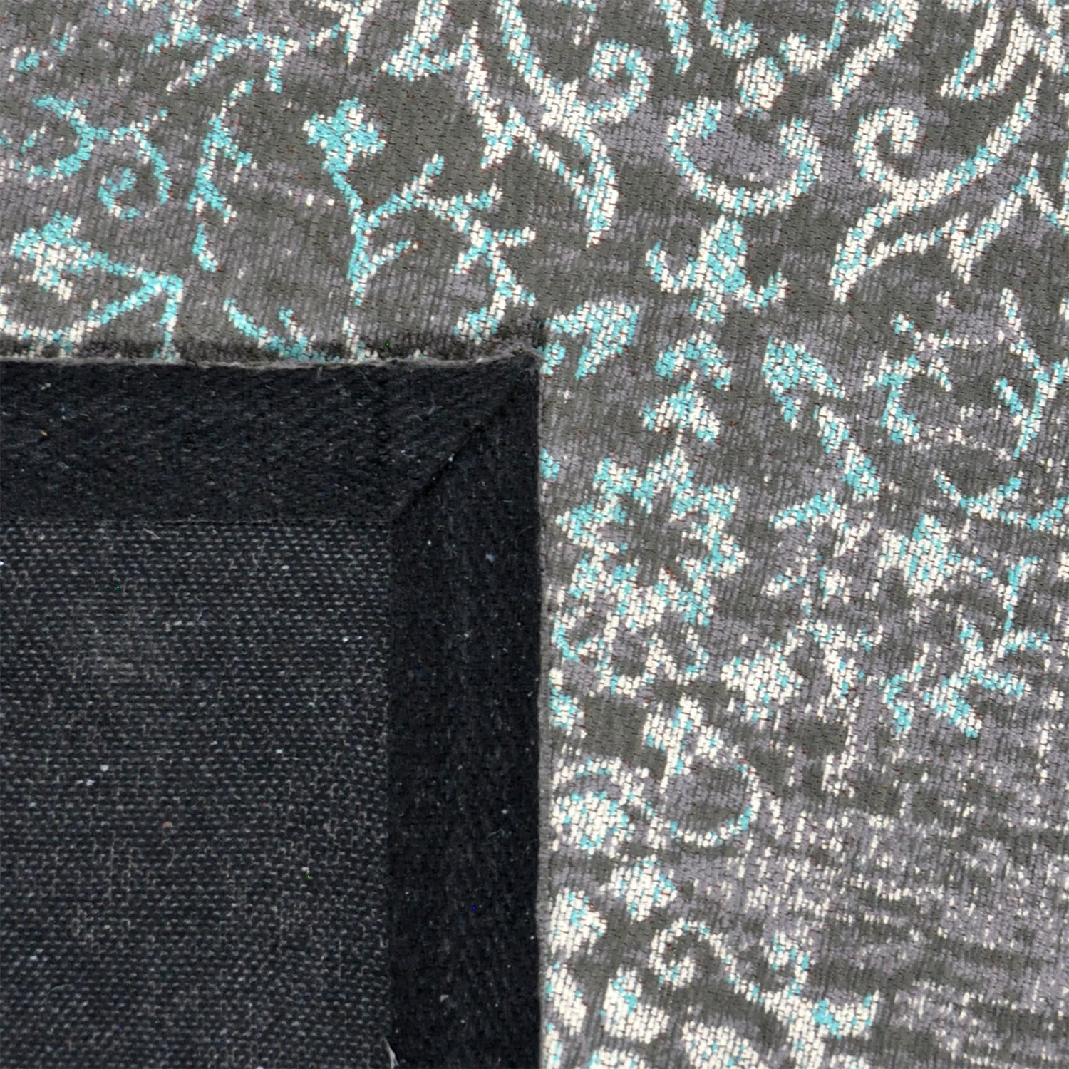 Vintage floor rug - Armand Grey/Blue