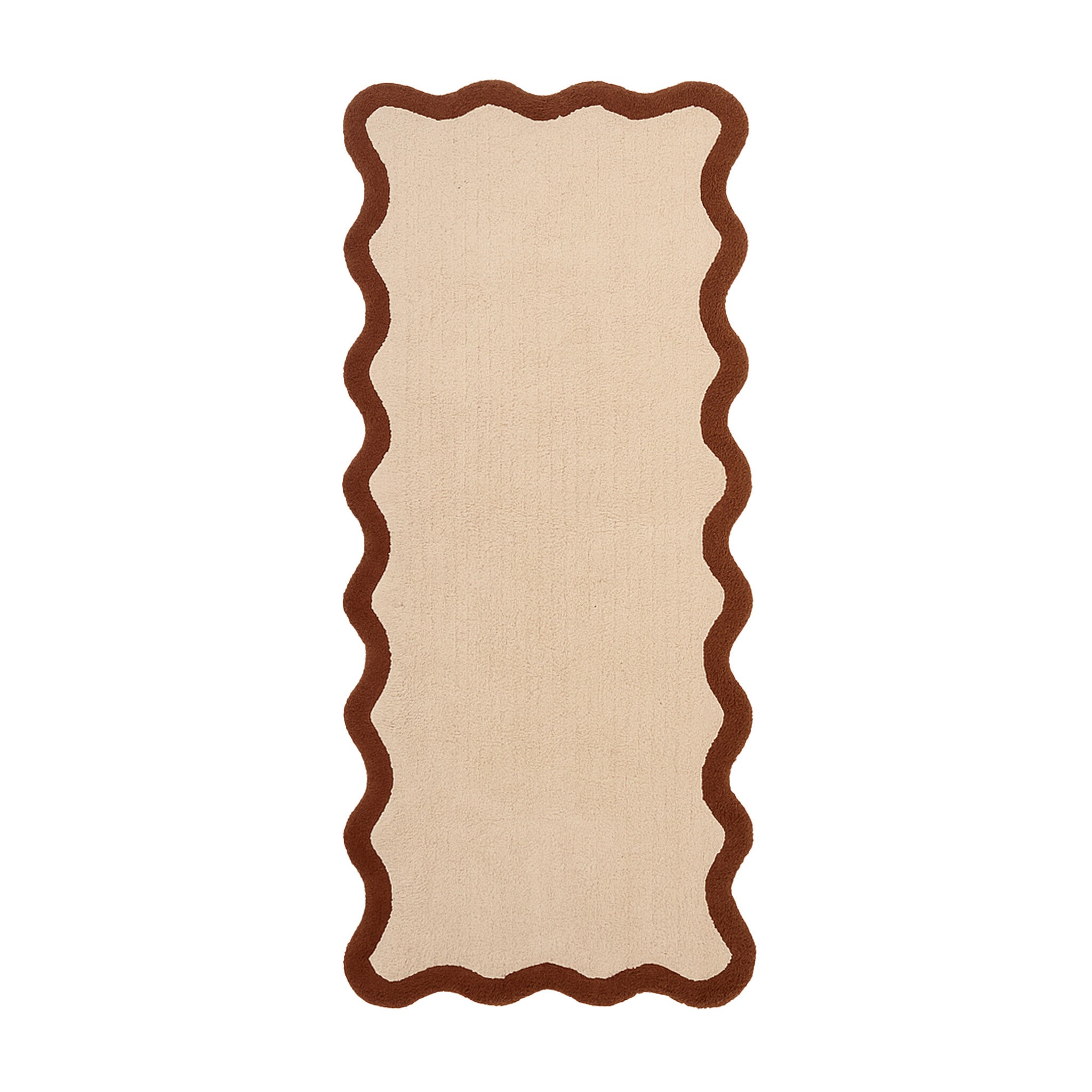 Washable Runner – Hazy Brown/Cream