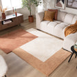Wool Abstract Rug – Jules Creme/Terra