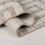 Modern balcony rug - Liparo Salerno Grey