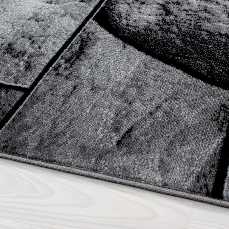Modern Floor Rug - Jena Black 9250