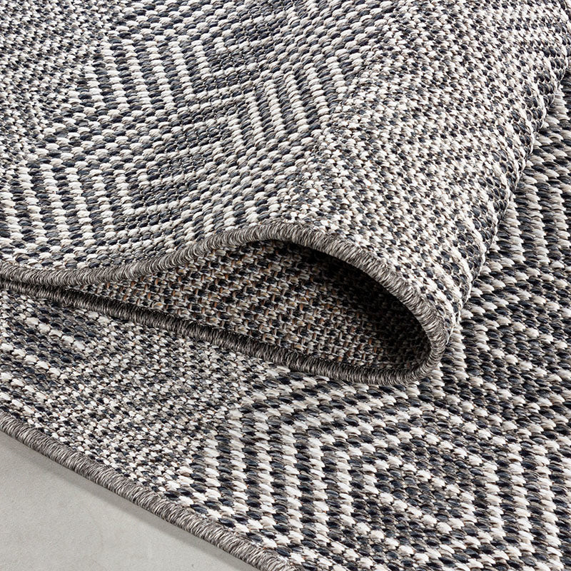 Jute Balcony Rug - Aruba Melange Grey