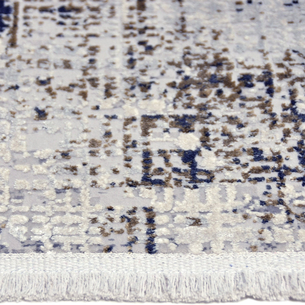 Soft Floor Rug - Olisa Grey/Blue