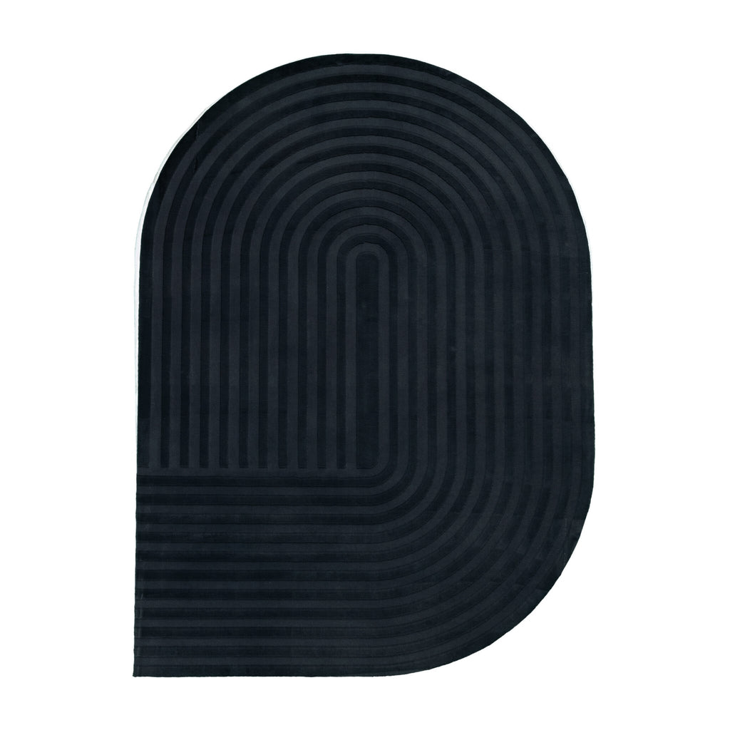 Irregular Rug - Flowy Arch Anthracite