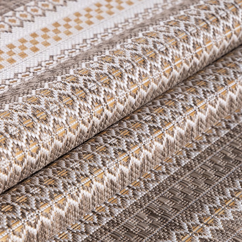 Striped outdoor rug - Sunara Beige