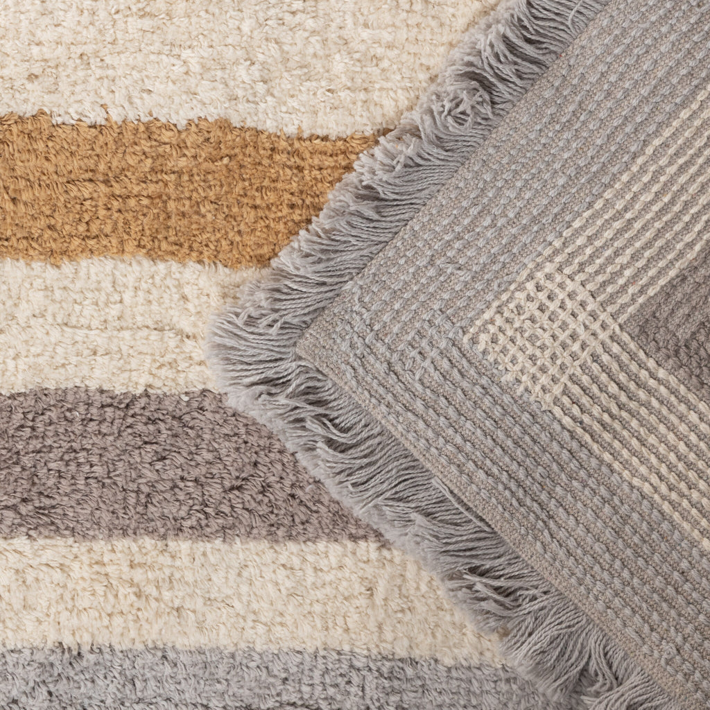 Washable children's rug - Milo Grey 
