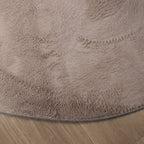 Round Low-Pile Rug - Cozy Taupe