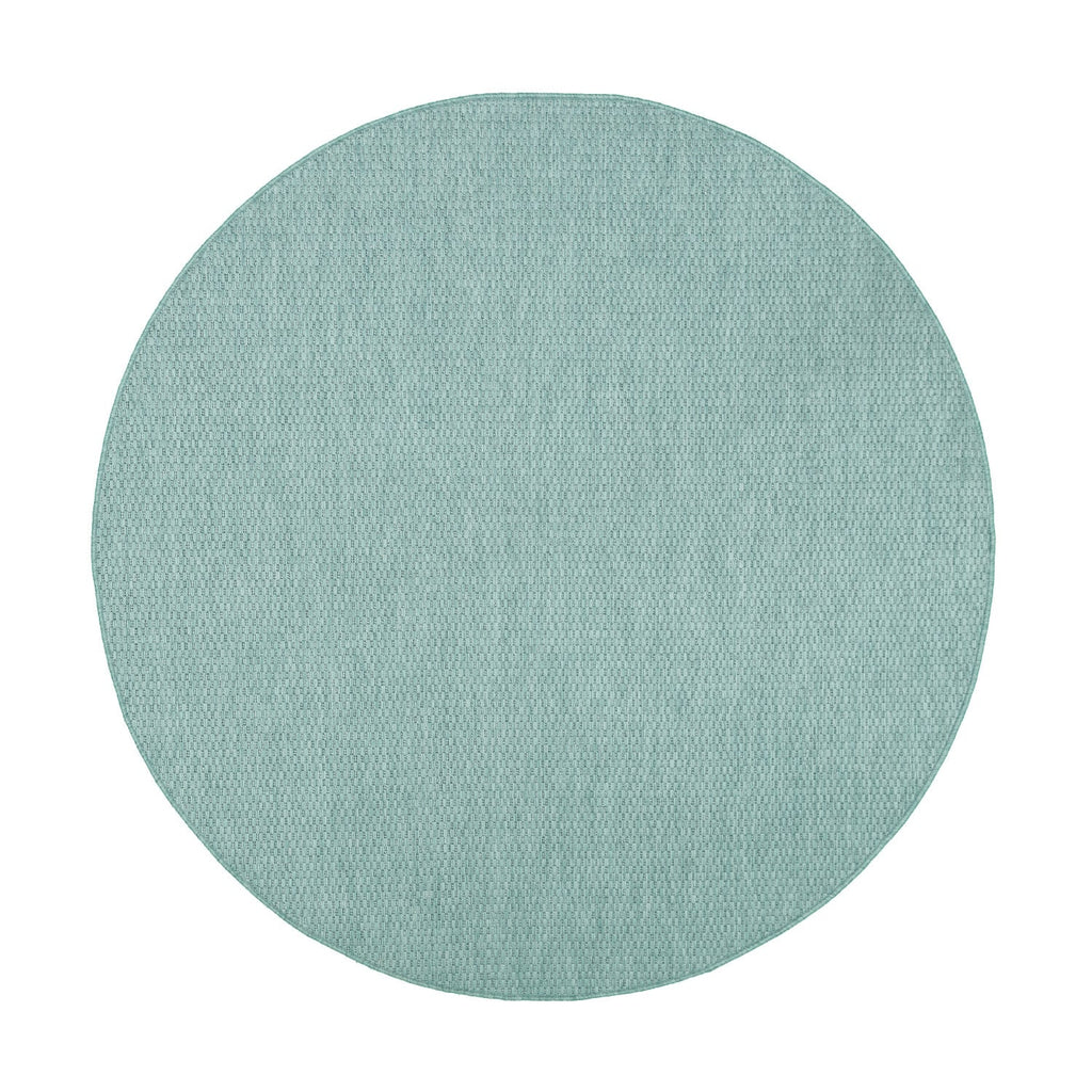Round Outdoor Rug - Costa Turquoise