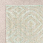 Square Outdoor Rug - Summer Retro Mint