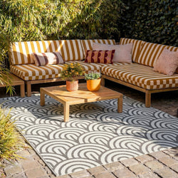 Outdoor Rug - Summer Arch Grey