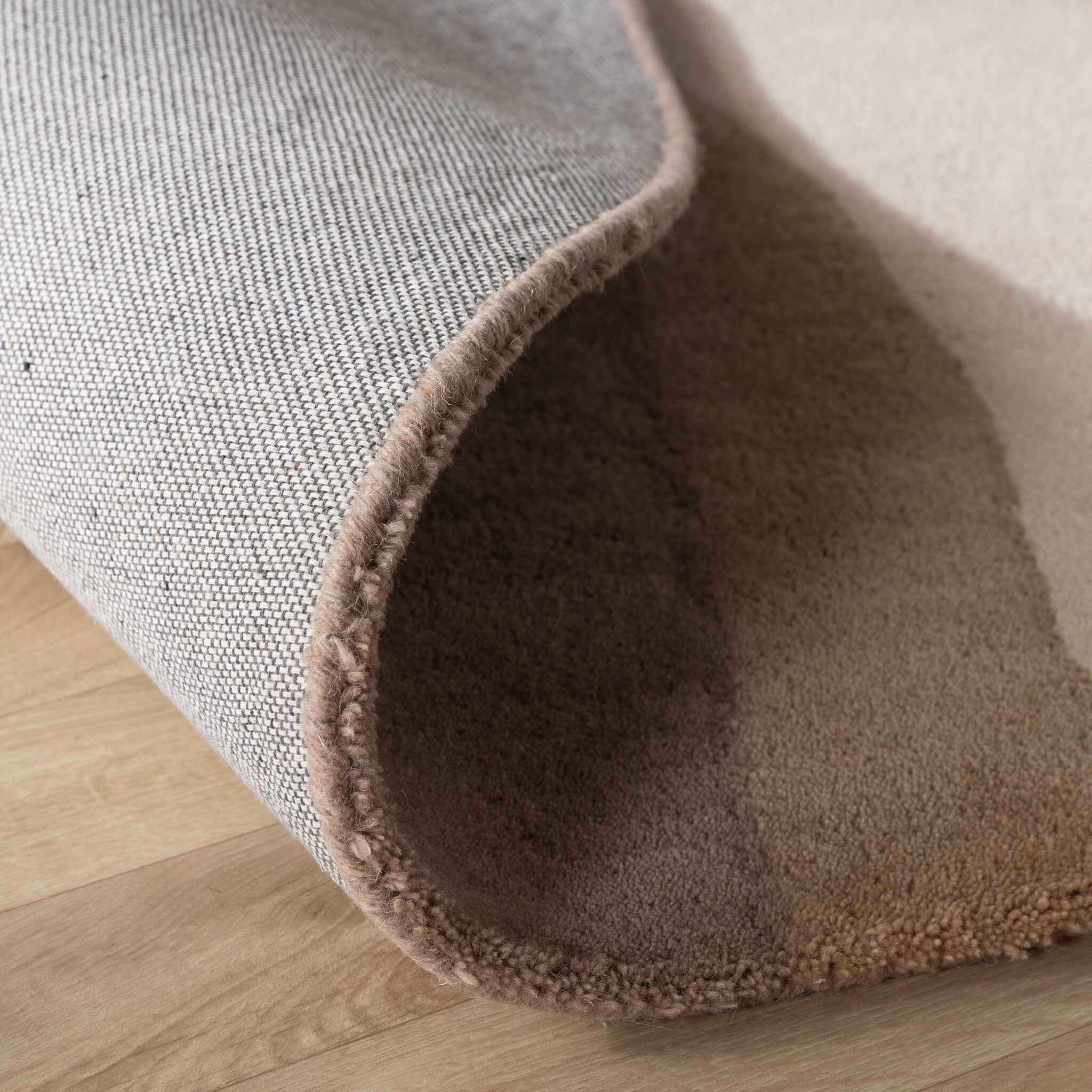 Round Wool Rug – Vienna Beige