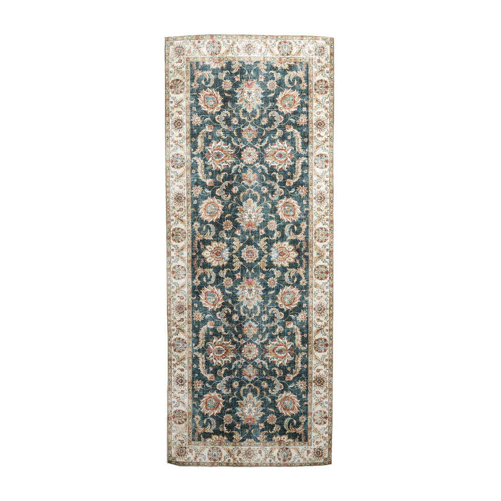 Washable Runner - Domingo Oriental Dark Green