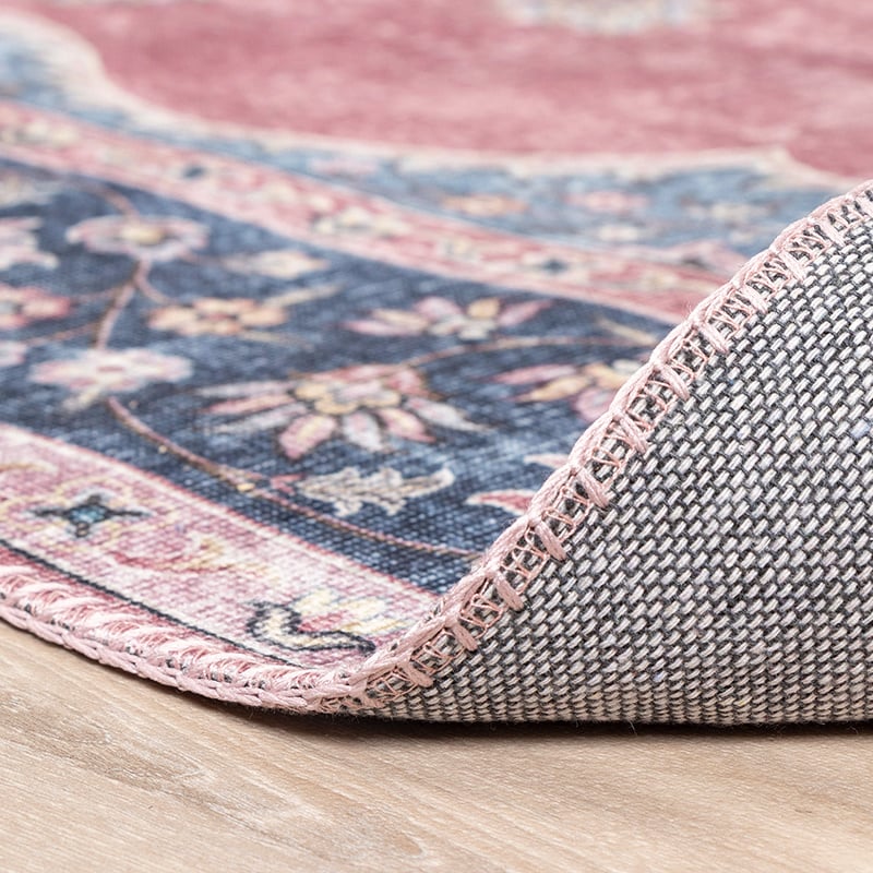 Vintage Rug - Lily Medallion Red/Pink
