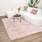 Washable High-Pile Rug - Tidy Light Pink