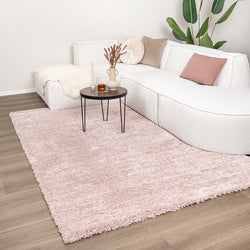 Washable High-Pile Rug - Tidy Light Pink