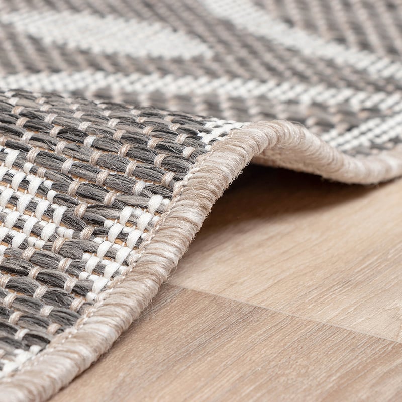 Outdoor Rug - Summer Pattern Grey