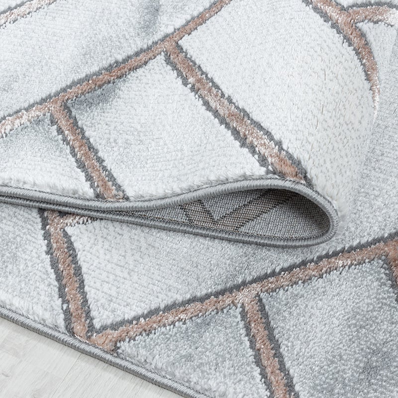 Modern floor rug - Marble Pattern Grey/Brown