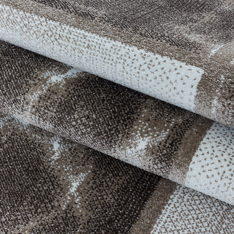 Modern floor rug - Optimism Box Taupe/Grey