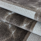Modern floor rug - Optimism Box Taupe/Grey