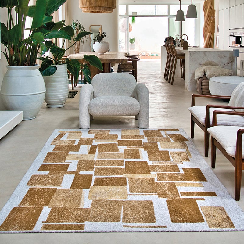 Modern floor rug - Lucia Nuggets 9357
