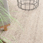 Round Wool Rug - Feline White/Blended