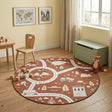 Round Play Rug Car - Rocky Ride Terra